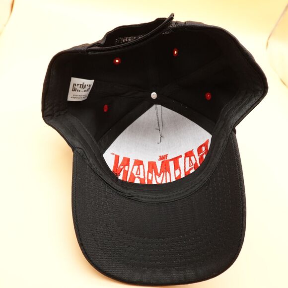 The Batman Hat Cap Little Caesars Promo Mens One Size Black Red Movie NEW - Picture 4 of 7